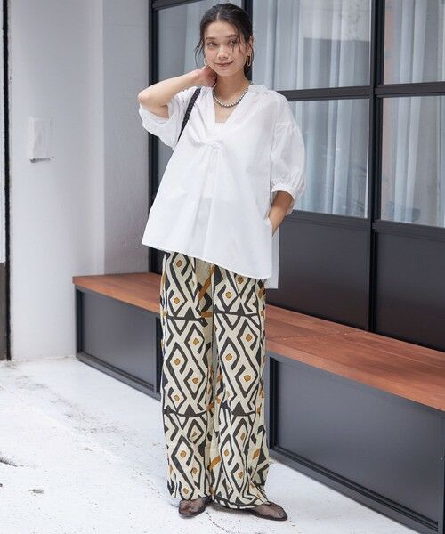 SHIPS / シップス その他パンツ | CIENNA:〈手洗い可能〉プリント イージー パンツ | 詳細4