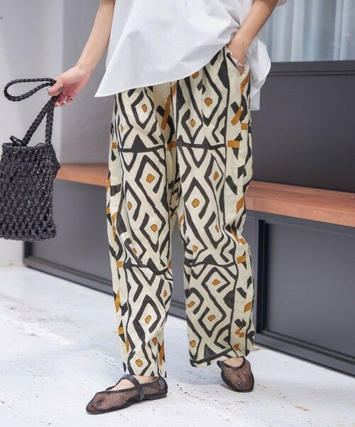 SHIPS / シップス その他パンツ | CIENNA:〈手洗い可能〉プリント イージー パンツ | 詳細5