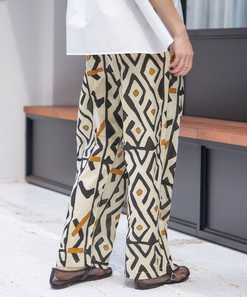 SHIPS / シップス その他パンツ | CIENNA:〈手洗い可能〉プリント イージー パンツ | 詳細7