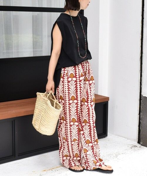 SHIPS / シップス その他パンツ | CIENNA:〈手洗い可能〉プリント イージー パンツ | 詳細16