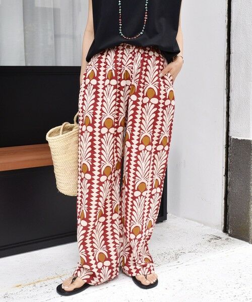 SHIPS / シップス その他パンツ | CIENNA:〈手洗い可能〉プリント イージー パンツ | 詳細17