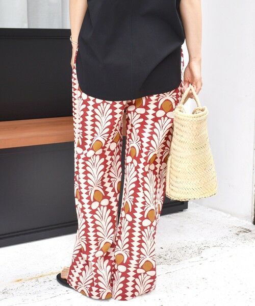 SHIPS / シップス その他パンツ | CIENNA:〈手洗い可能〉プリント イージー パンツ | 詳細18