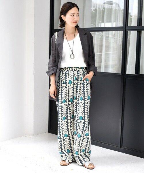 SHIPS / シップス その他パンツ | CIENNA:〈手洗い可能〉プリント イージー パンツ | 詳細24