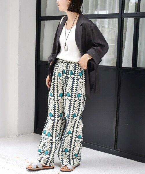 SHIPS / シップス その他パンツ | CIENNA:〈手洗い可能〉プリント イージー パンツ | 詳細25