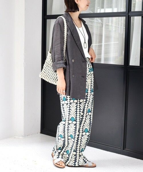 SHIPS / シップス その他パンツ | CIENNA:〈手洗い可能〉プリント イージー パンツ | 詳細27