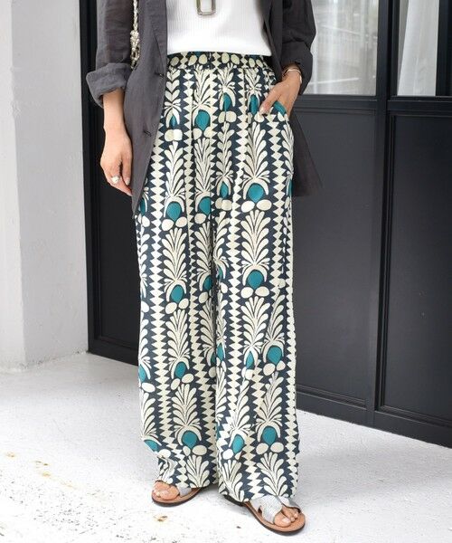 SHIPS / シップス その他パンツ | CIENNA:〈手洗い可能〉プリント イージー パンツ | 詳細28