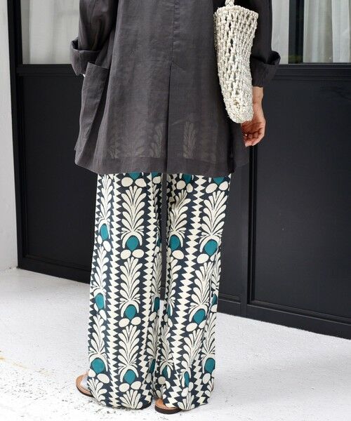 SHIPS / シップス その他パンツ | CIENNA:〈手洗い可能〉プリント イージー パンツ | 詳細30