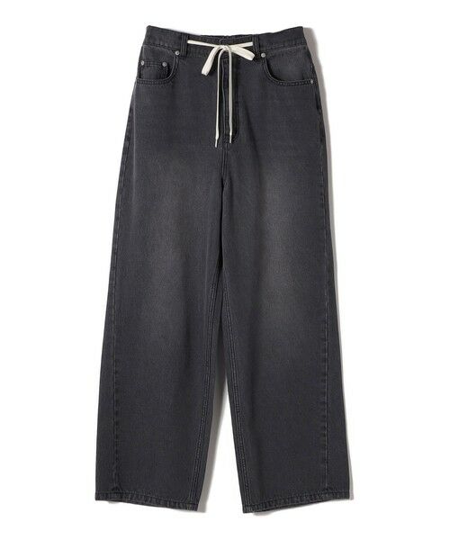 SHIPS / シップス デニムパンツ | 〈洗濯機可能〉ドロスト イージー デニム パンツ(ダークグレー) | 詳細27