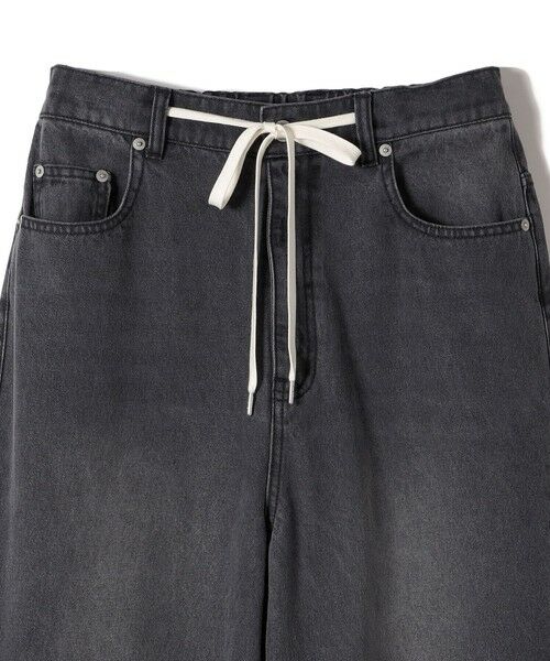 SHIPS / シップス デニムパンツ | 〈洗濯機可能〉ドロスト イージー デニム パンツ(ダークグレー) | 詳細29