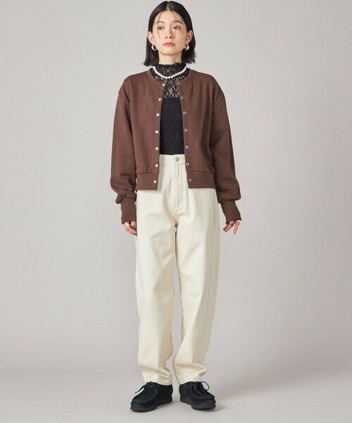 SHIPS / シップス ショート・ハーフ・半端丈パンツ | SHIPS NINE CASE:〈洗濯機可能〉バレル レッグ パンツ | 詳細1