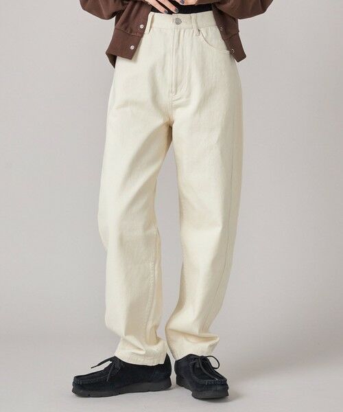 SHIPS / シップス ショート・ハーフ・半端丈パンツ | SHIPS NINE CASE:〈洗濯機可能〉バレル レッグ パンツ | 詳細11