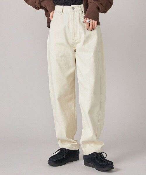 SHIPS / シップス ショート・ハーフ・半端丈パンツ | SHIPS NINE CASE:〈洗濯機可能〉バレル レッグ パンツ | 詳細7