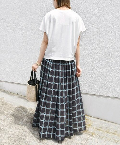 SHIPS / シップス ロング・マキシ丈スカート | 【SHIPS別注】UHURU:〈手洗い可能〉シアープリント ギャザー スカート | 詳細12