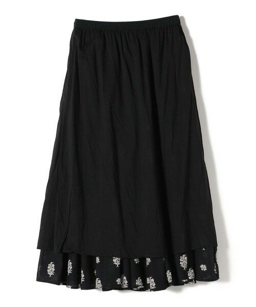 SHIPS / シップス ロング・マキシ丈スカート | 【SHIPS別注】Fanaka:〈手洗い可能〉モノトーン プリント フレア スカート | 詳細2