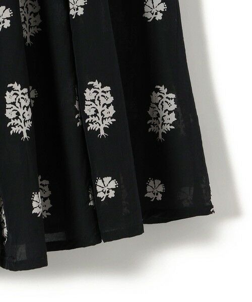 SHIPS / シップス ロング・マキシ丈スカート | 【SHIPS別注】Fanaka:〈手洗い可能〉モノトーン プリント フレア スカート | 詳細6