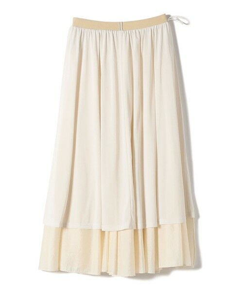 SHIPS / シップス ロング・マキシ丈スカート | 〈手洗い可能〉ウエスト ゴム ボリューム フレア ロング スカート | 詳細15
