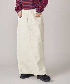 SHIPS / シップス ロング・マキシ丈スカート | SHIPS NINE CASE:〈洗濯機可能〉フロント スラント スカート