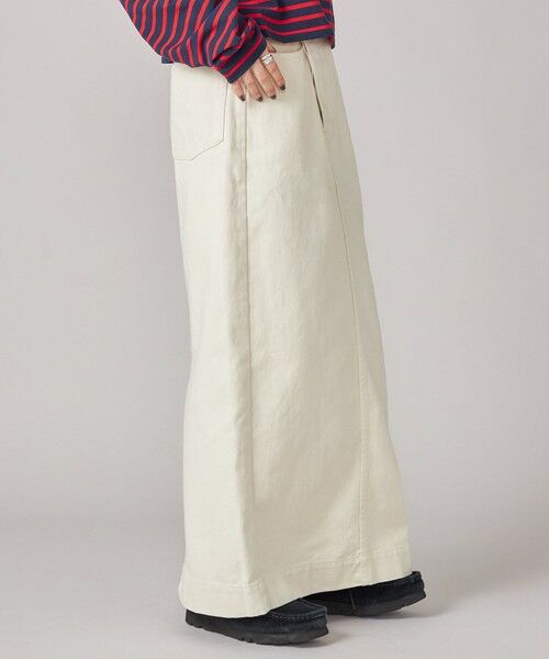 SHIPS / シップス ロング・マキシ丈スカート | SHIPS NINE CASE:〈洗濯機可能〉フロント スラント スカート | 詳細10