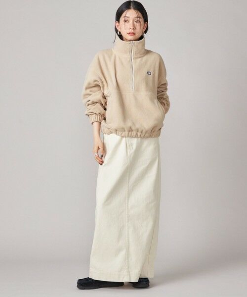 SHIPS / シップス ロング・マキシ丈スカート | SHIPS NINE CASE:〈洗濯機可能〉フロント スラント スカート | 詳細12