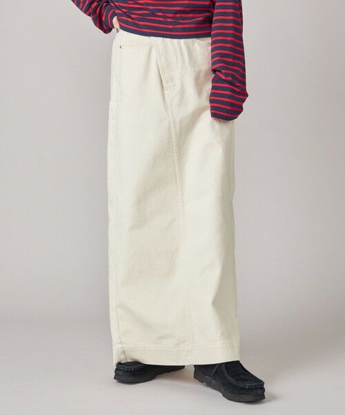 SHIPS / シップス ロング・マキシ丈スカート | SHIPS NINE CASE:〈洗濯機可能〉フロント スラント スカート | 詳細7