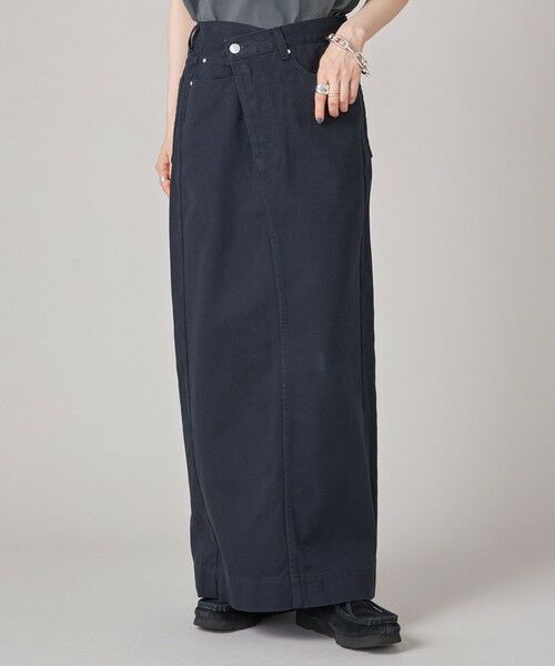 SHIPS / シップス ロング・マキシ丈スカート | SHIPS NINE CASE:〈洗濯機可能〉フロント スラント スカート | 詳細27