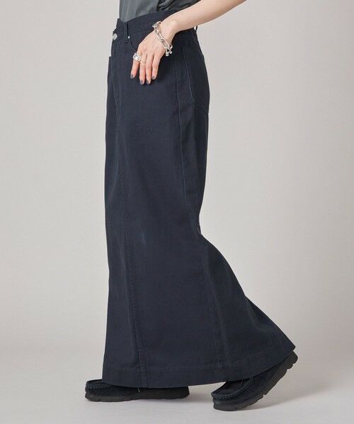 SHIPS / シップス ロング・マキシ丈スカート | SHIPS NINE CASE:〈洗濯機可能〉フロント スラント スカート | 詳細29