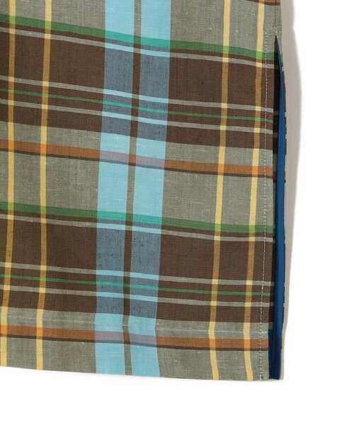 SHIPS / シップス ロング・マキシ丈ワンピース | SHIPS Primary Navy Label:〈手洗い可能〉カラー マドラス サック ワンピース | 詳細8