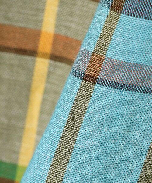 SHIPS / シップス ロング・マキシ丈ワンピース | SHIPS Primary Navy Label:〈手洗い可能〉カラー マドラス サック ワンピース | 詳細9