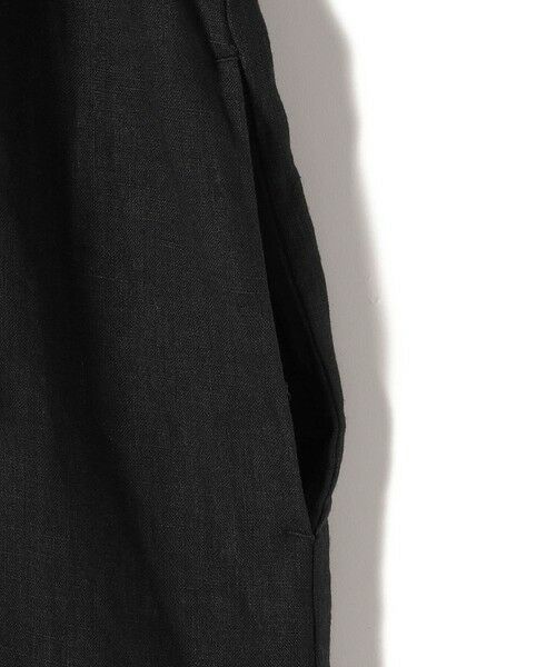 SHIPS / シップス ロング・マキシ丈ワンピース | SHIPS Primary Navy Label:〈手洗い可能〉麻 ピンタック サック ワンピース | 詳細7