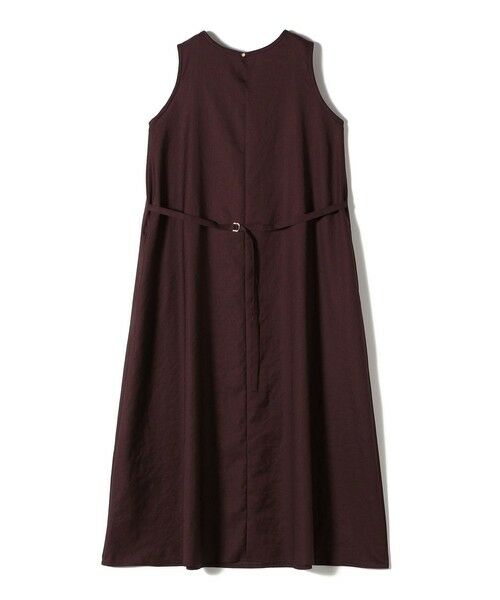 SHIPS / シップス ロング・マキシ丈ワンピース | 〈手洗い可能〉ツイル ノースリーブ ベルト付き ワンピース | 詳細21