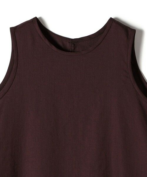 SHIPS / シップス ロング・マキシ丈ワンピース | 〈手洗い可能〉ツイル ノースリーブ ベルト付き ワンピース | 詳細22