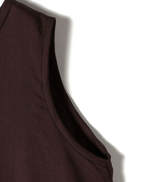 SHIPS / シップス ロング・マキシ丈ワンピース | 〈手洗い可能〉ツイル ノースリーブ ベルト付き ワンピース | 詳細23