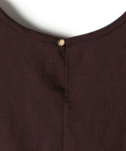 SHIPS / シップス ロング・マキシ丈ワンピース | 〈手洗い可能〉ツイル ノースリーブ ベルト付き ワンピース | 詳細26