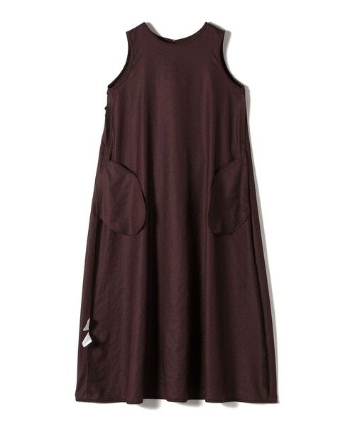 SHIPS / シップス ロング・マキシ丈ワンピース | 〈手洗い可能〉ツイル ノースリーブ ベルト付き ワンピース | 詳細28