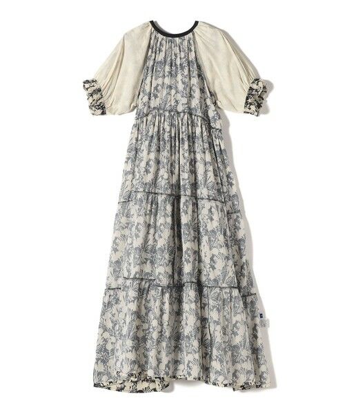 SHIPS / シップス ロング・マキシ丈ワンピース | 【SHIPS別注】Fanaka:〈手洗い可能〉モノトーン プリント サマー ドレス | 詳細3