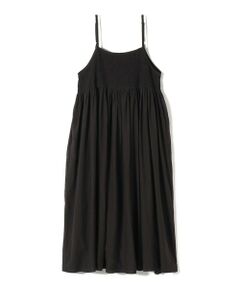 SHIPS / シップス ロング・マキシ丈ワンピース | Fanaka:〈手洗い可能〉シャーリング キャミ ワンピース