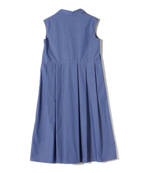 SHIPS / シップス ロング・マキシ丈ワンピース | SHIPS Primary Navy Label:〈手洗い可能〉タック フレア ワンピース | 詳細3