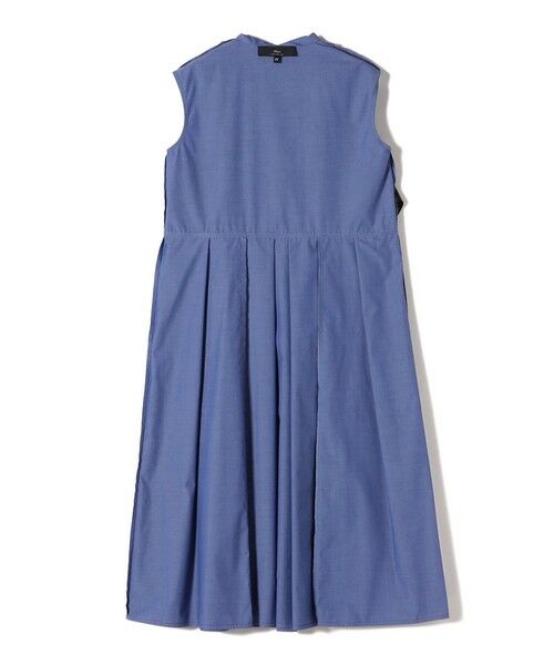 SHIPS / シップス ロング・マキシ丈ワンピース | SHIPS Primary Navy Label:〈手洗い可能〉タック フレア ワンピース | 詳細5