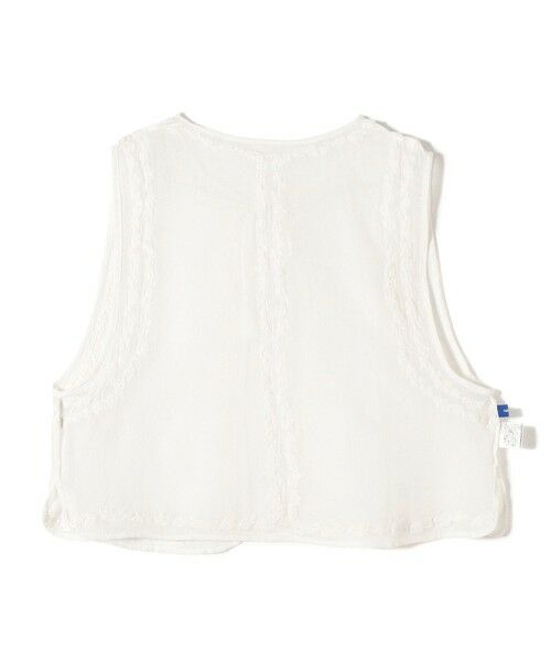 SHIPS / シップス ベスト | 【SHIPS別注】Fanaka:〈手洗い可能〉メッシュ 刺繍 ジレ | 詳細3