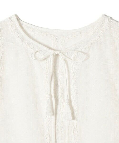 SHIPS / シップス ベスト | 【SHIPS別注】Fanaka:〈手洗い可能〉メッシュ 刺繍 ジレ | 詳細4