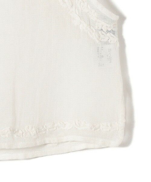 SHIPS / シップス ベスト | 【SHIPS別注】Fanaka:〈手洗い可能〉メッシュ 刺繍 ジレ | 詳細6