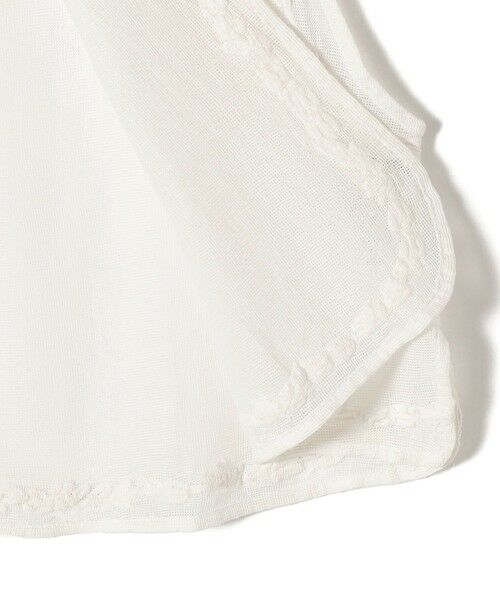 SHIPS / シップス ベスト | 【SHIPS別注】Fanaka:〈手洗い可能〉メッシュ 刺繍 ジレ | 詳細7