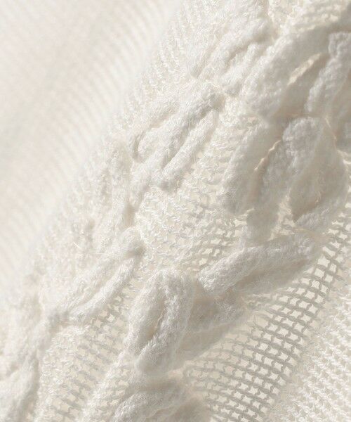 SHIPS / シップス ベスト | 【SHIPS別注】Fanaka:〈手洗い可能〉メッシュ 刺繍 ジレ | 詳細8