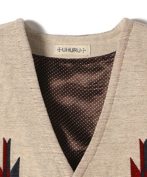 SHIPS / シップス ベスト | 【SHIPS別注】UHURU:ジャカード  ベスト | 詳細13