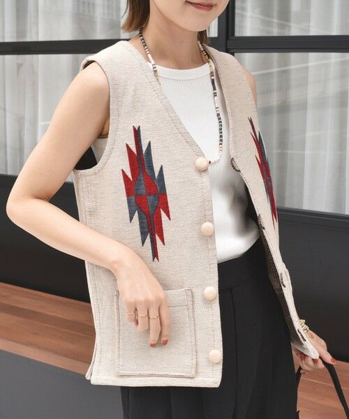 SHIPS / シップス ベスト | 【SHIPS別注】UHURU:ジャカード  ベスト | 詳細9