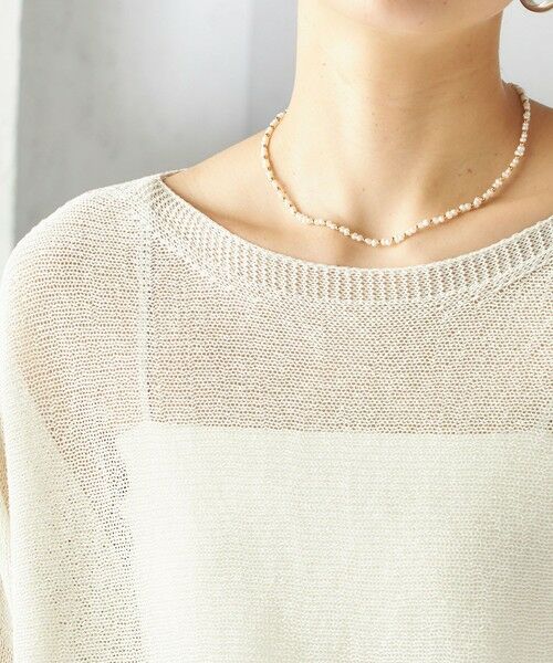 SHIPS / シップス ニット・セーター | 〈手洗い可能〉ペーパー パフ スリーブ 半袖 ニット | 詳細14