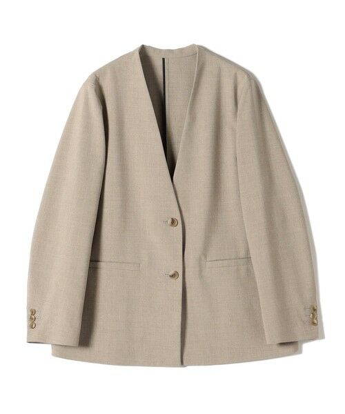 SHIPS / シップス セットアップ | 〈手洗い可能〉Asami 麻調合繊 カラー レス ジャケット 2 | 詳細16