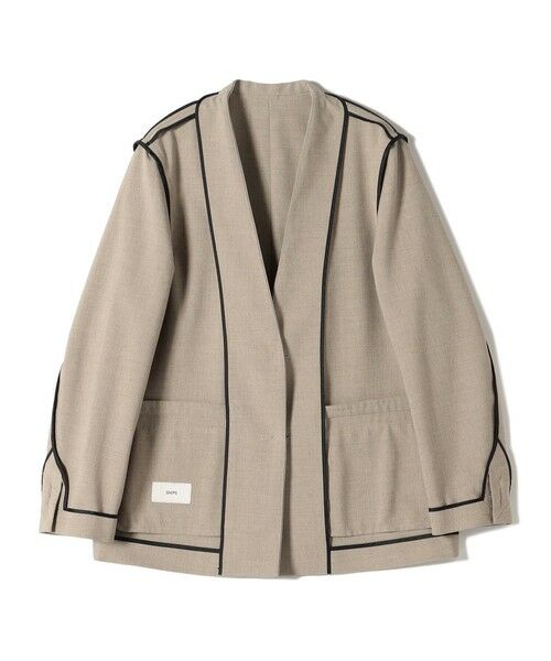 SHIPS / シップス セットアップ | 〈手洗い可能〉Asami 麻調合繊 カラー レス ジャケット 2 | 詳細18