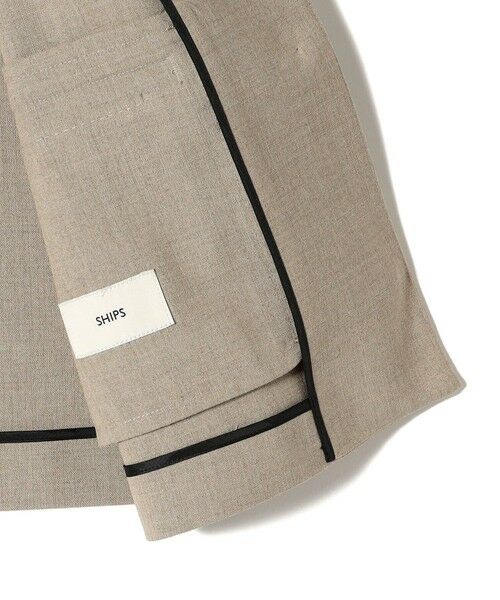 SHIPS / シップス セットアップ | 〈手洗い可能〉Asami 麻調合繊 カラー レス ジャケット 2 | 詳細22