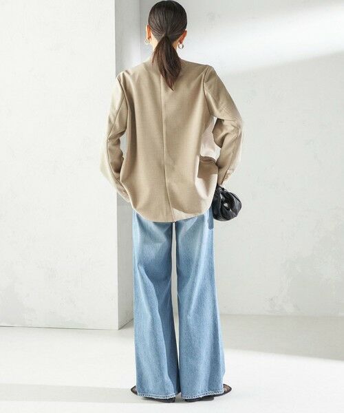 SHIPS / シップス セットアップ | 〈手洗い可能〉Asami 麻調合繊 カラー レス ジャケット 2 | 詳細4